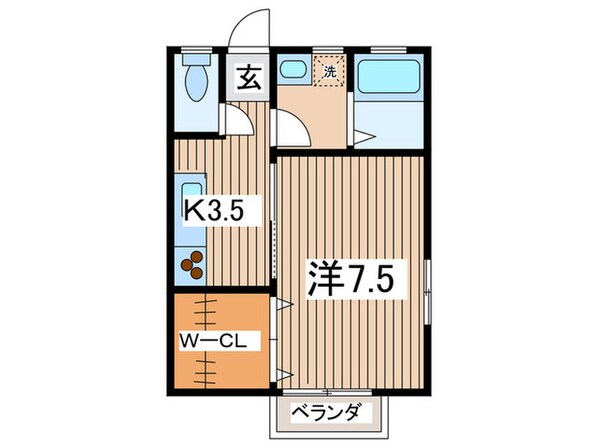 リバ－サイドコ－プＢの物件間取画像